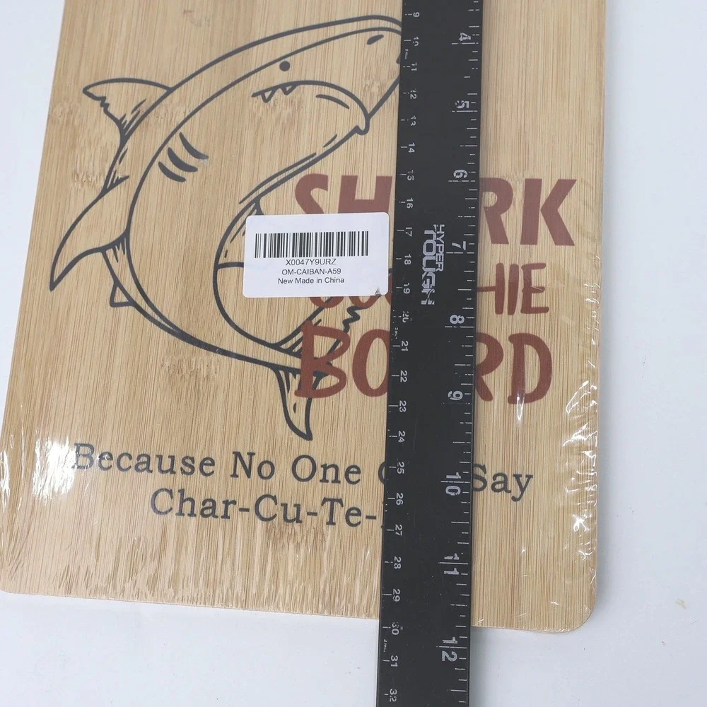 Bamboo Char-Cu-Te-Rei Board Cutting Board Unisex 11.75x8